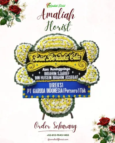Papan Bunga Duka di Pidada