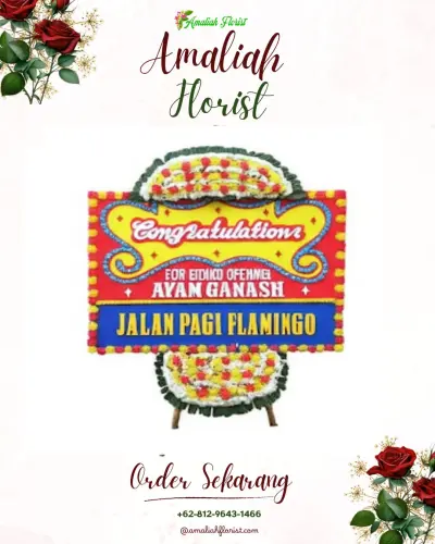 Bunga Papan Congratulation di Pidada